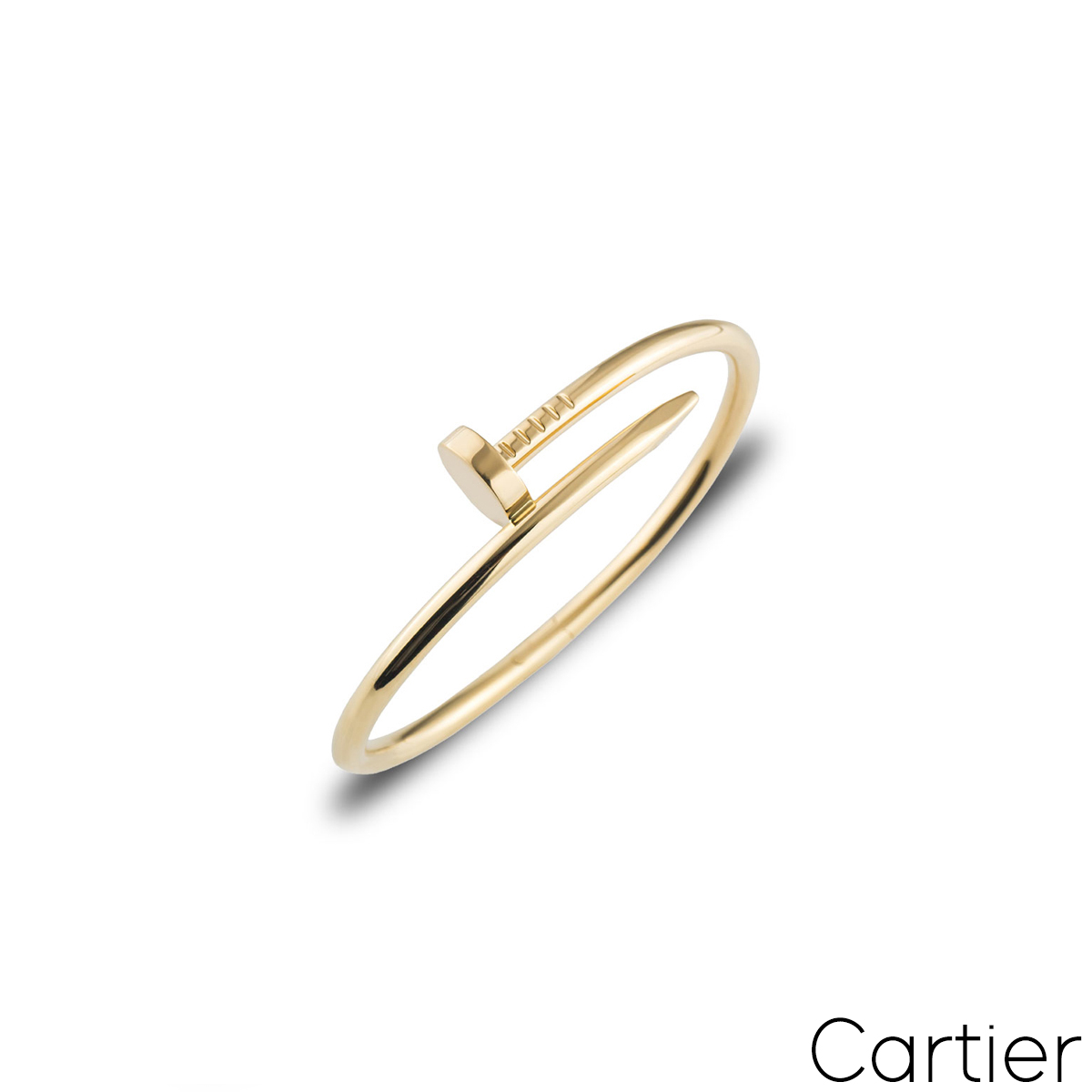 Cartier Yellow Gold Plain Juste Un Clou Bracelet Size 15 B6048215 Cartier Yellow Gold Plain Juste Un Clou Bracelet Size 15 B6048215